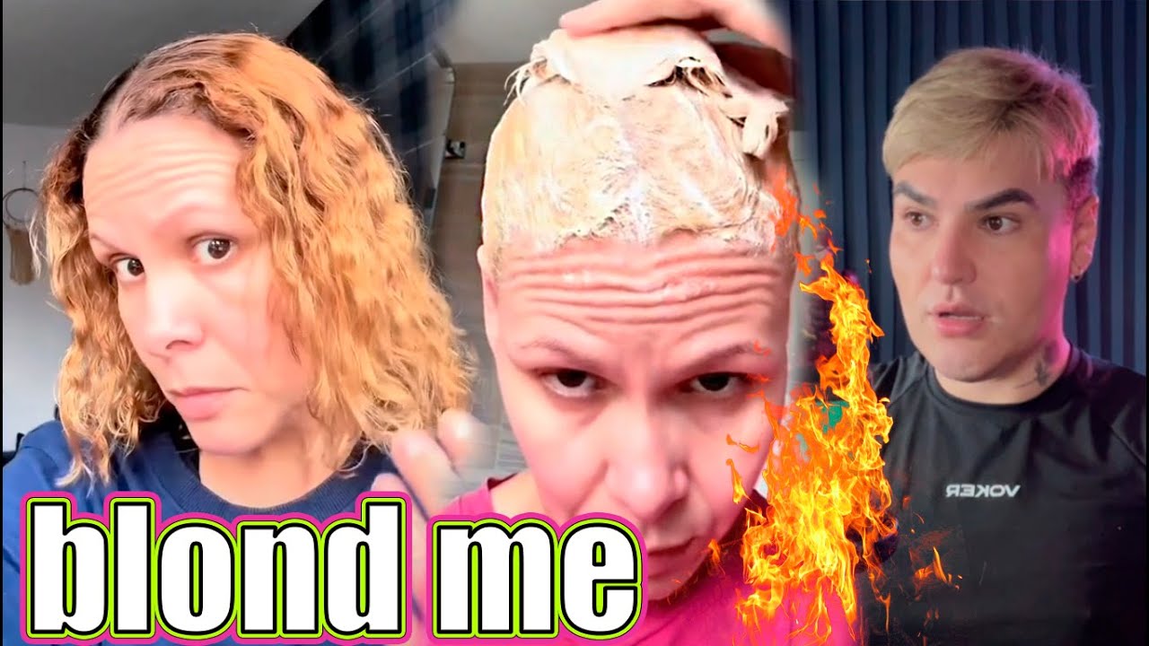 UMA DESCOLORIU COM BLOND ME E USOU O TONALIZANTE DA MESMA MARCA 🤗 A OUTRA VOLTOU