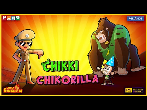 Chikki Chikorilla 🐒🔥 | Little Singham vs Monkey Mayhem Begins! | Pogo TV | Kids Cartoon