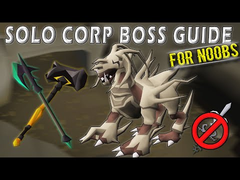 EASY Low Effort Solo Corp Boss Guide for Noobs | OSRS 2025