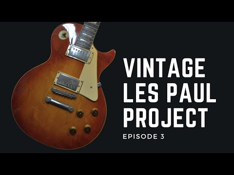 Vintage Les Paul Project: Ep.3 = Fret removal, binding removal and fret board removal on the Argus