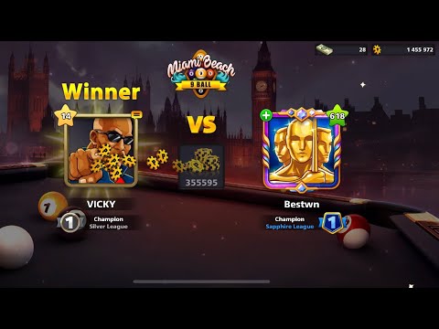Learn 9 ball pool Golden Break , Defeated level 618 🤩🥸😎😳