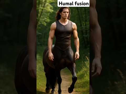Centaur Fusion | Male & Female Horse-Human Hybrid Fantasy #shorts