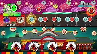 [太鼓の達人 ドンダフルフェスティバル]Surges(裏) 初見