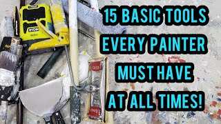 15 basic tools every painter must have.