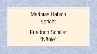 Friedrich Schiller „Nänie“ (1799) II