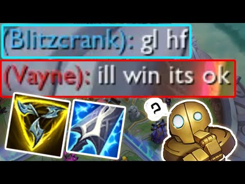 She Thought She Could Win against AD Blitz? - AD Blitzcrank in 2v2v2v2 - League of Legends Arena