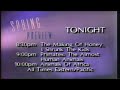 Tonight On The Disney Channel Promo 1991 Spring Preview