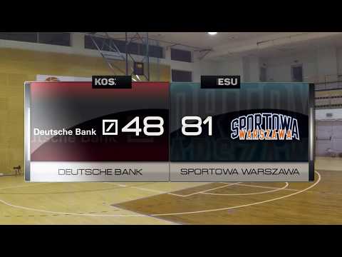 Deutsche Bank vs Sportowa Warszawa - II kolejka - Warszawa - Koszykarska Liga Biznesu