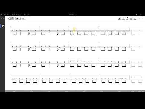 Pugni Chiusi ( Piero Pelù ) ,Tablatura e base Senza Basso - Backing bass track-NO BASS