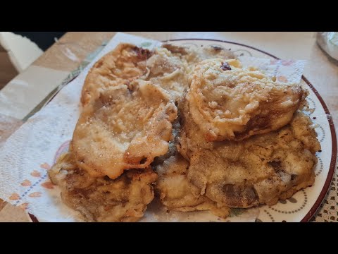 funghi fritti in pastella, ricetta velocissima