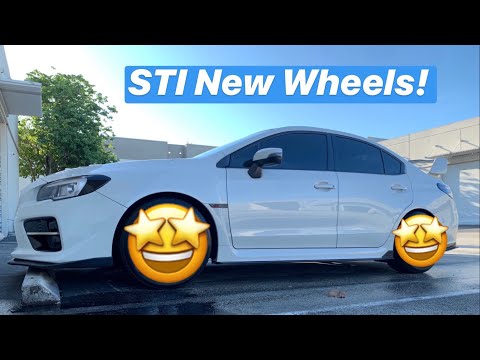 WRX STI Gets New Wheels!