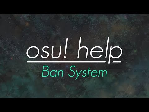 osu!help: Бан Система