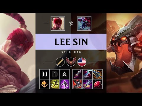 Lee Sin Mid vs Cho'Gath - NA Grandmaster Patch 25.16