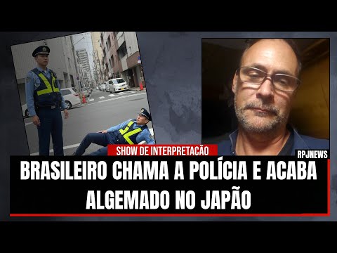 DE VÍTIMA A ALGEMADO NO JAPÃO: POLICIAL JAPONÊS SE JOGA NO CHÃO PARA PRENDER BRASILEIRO  #aichicken