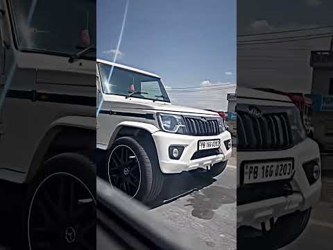 Bolero 22 inch Alloy AMG😍 boleromodified #boleromodification #blackbolero #bolerolovers #modified 