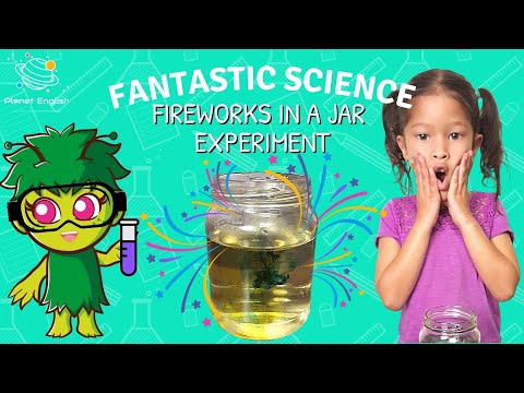 Fireworks in a Jar Experiment | Kids Science