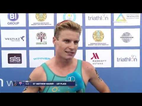 2019 Nur Sultan ITU Triathlon World Cup elite men's race highlights