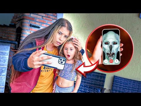 UM MONSTRO ASSUSTADOR LIGOU PRA LARISSA E DISSE QUE VAI PEGAR A IRMÃZINHA DELA!