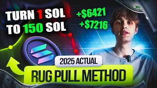How To Launch a Meme Coin and Make 55 SOL (RUG PULL 2025)