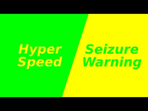 Hyper Speed Flashing Color Changing - Yellow Green Screen [10 Minutes SEIZURE WARNING]