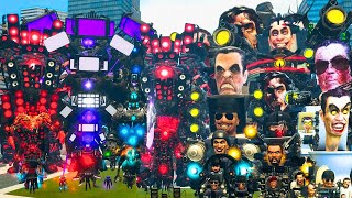 ULTIMATE SKIBIDI TOILET VS TITAN CAMERAMAN, SPEAKERMAN & TV MAN – ALL BOSSES BATTLES IN GARRY'S MOD!