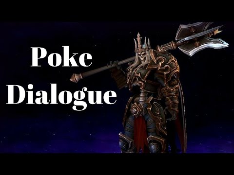 Leoric Poke Dialogue | All Quotes | Heroes of the Storm