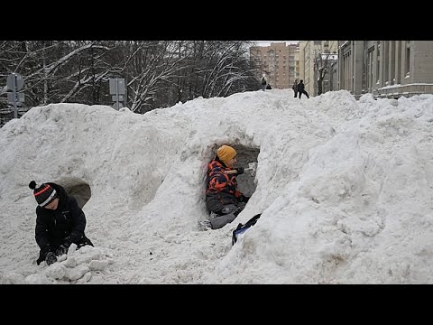 "Snow apocalypse": Russia's Kamchatka emerges from record winter storm