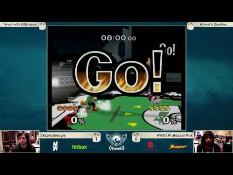 Olympus - Dizzkidboogie (Ice Climbers) vs Professor Pro (Fox) - SSBM Winners - Smash Melee