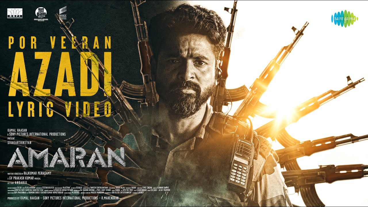 Por Veeran (Azadi) Lyric Video | Amaran