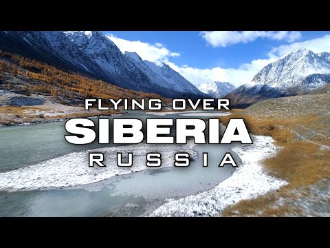 AMAZING SIBERIA - RUSSIA ★ Полет над Сибирью ★ Ambient Aerial in 4K ||► 15 min 🇷🇺