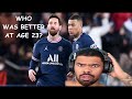 Pro Basketball Player Reacts to Mbappé is GOOD but Messi was already the GOAT at 23  ⚽️ 🇦🇷vs🇫🇷