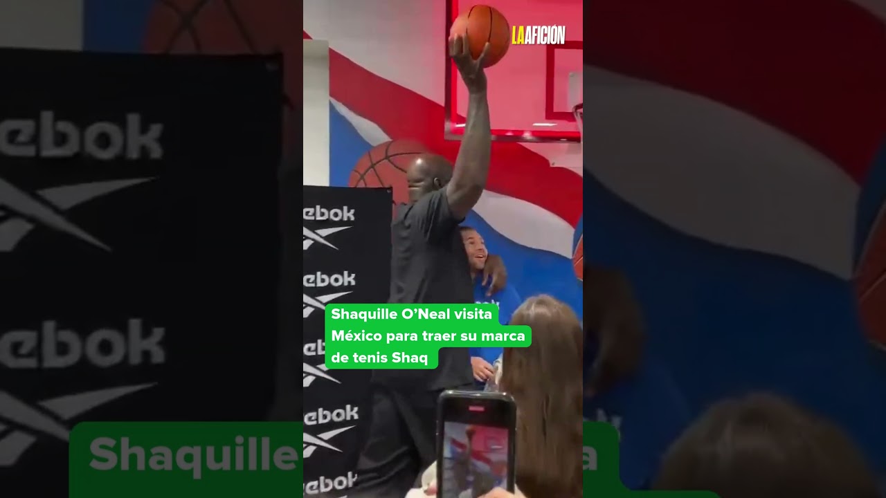 Shaquille O'neal hace REÍR a la prensa e invitados en un Coppel