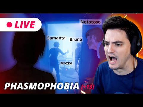 PHASMOPHOBIA! SOBREVIVEMOS? [+13]