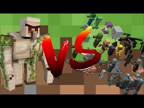 IRON GOLEM VS. ALL MOBS