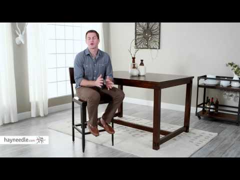 Belham Living Trenton Wood and Metal Counter Stool - Product Review Video