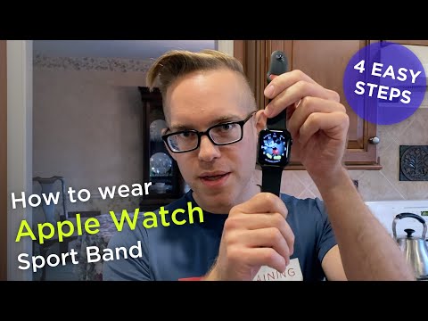 How to put on an Apple Watch Sport Band - Easy 4 Step Tutorial thumbnail
