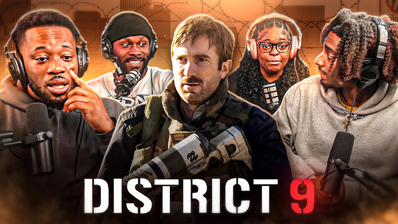 DISTRICT 9 (2009) GROUP MOVIE REACTION! | THESE ALIENS ARE TRIPPIN!