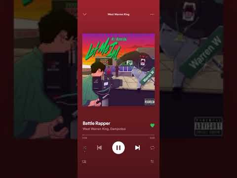 West warren kingXDamjonboi (battle rapper)