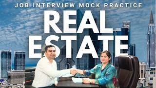 Real Estate Interview | Mock Interview for Freshers (Real HR Questions & Answers)