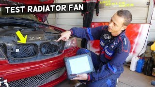 HOW TO TEST RADIATOR FAN ON BMW E46 E39 E60 E53 X3 X5 Z3 Z4 E83 E85