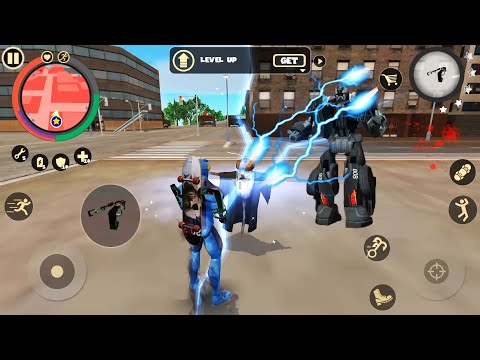 Rope Hero: Vice Town (New Electric Superpower Gun) – Rope Hero new Update – Android Gameplay