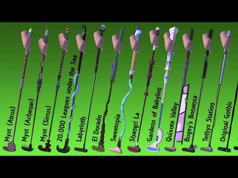 VR Walkabout Mini Golf Clubs & Balls