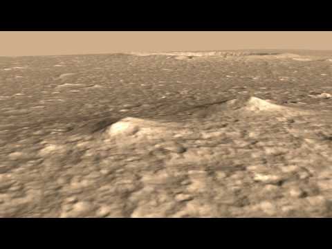 Mars Pathfinder Landing Site - HiRISE DEM Animation