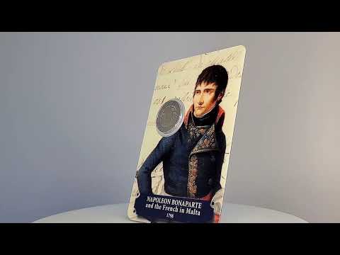 Central bank of Malta : 2 euro BU Napoleon Bonaparte and the French in Malta 1798 2023 Malta