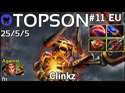TOPSON [OG] plays Clinkz!!! Dota 2 7.22
