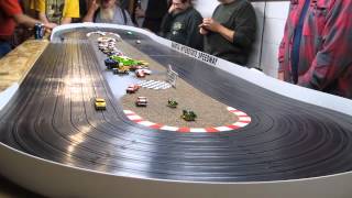 preview picture of video 'Crash n' Burn HO Slot Car Racing 11-01-2013 (Dakota Interstate Speedway)'