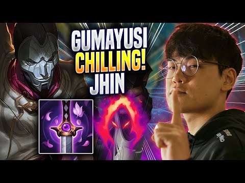 GUMAYUSI CHILLING WITH JHIN! - T1 Gumayusi Plays Jhin ADC vs Varus! | Season 2023