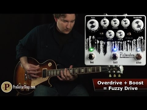 EarthQuaker Devices Palisades V2 Mega Ultimate Overdrive Pedal with Flexi-Switch (Slate Blue)
