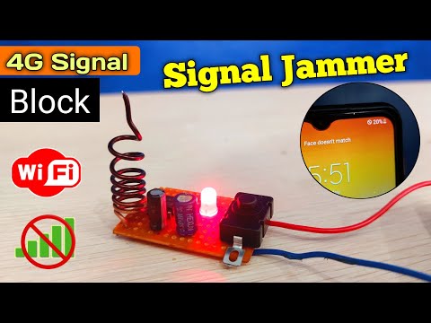 4g signal jammer | network jammer | mobile signal block circuit | how to make a signal jammer
