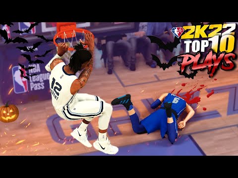 NBA 2K22 TOP 10 PLAYS #5 - Holiday Special / NEW Ankle Breakers, HORRIBLE Posters & More 💀